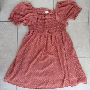 Indigo Rose Coral Pink Orange Dress Women's Size PXL